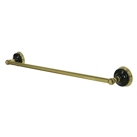 Kingston Brass BA9111PB Water Onyx 24" Towel Bar, Polished Brass BA9111PB